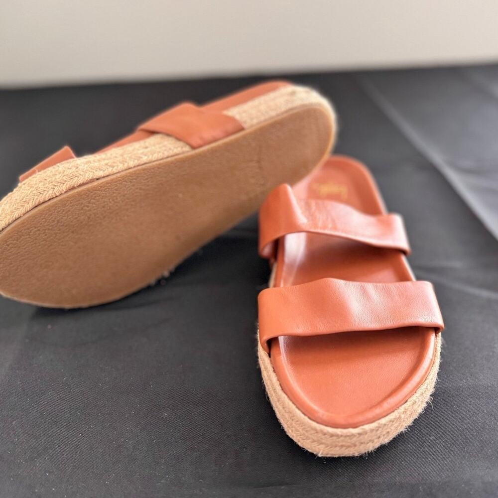 beek Leather Slide Sandal in Tan - Size 10